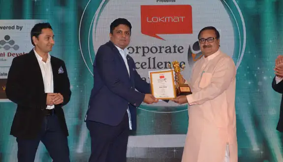 Corp Excellence Award To Rahul Nahar By Lokmat